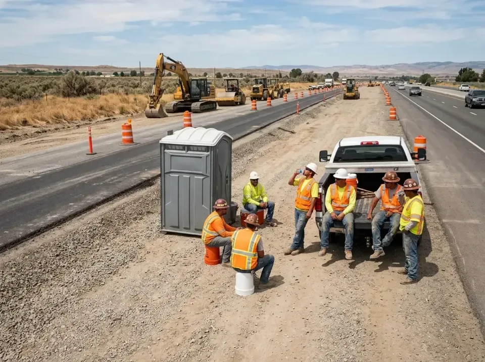 highway-road-construction-crew-007 — frequently asked questions, Porta Potty and Restroom Rentals in Rincon, GA